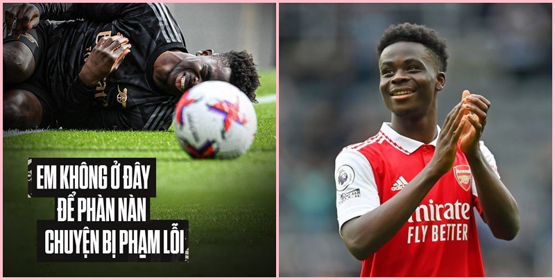 Bukayo Saka kể về hành trình đấu tranh tâm lý ở Arsenal