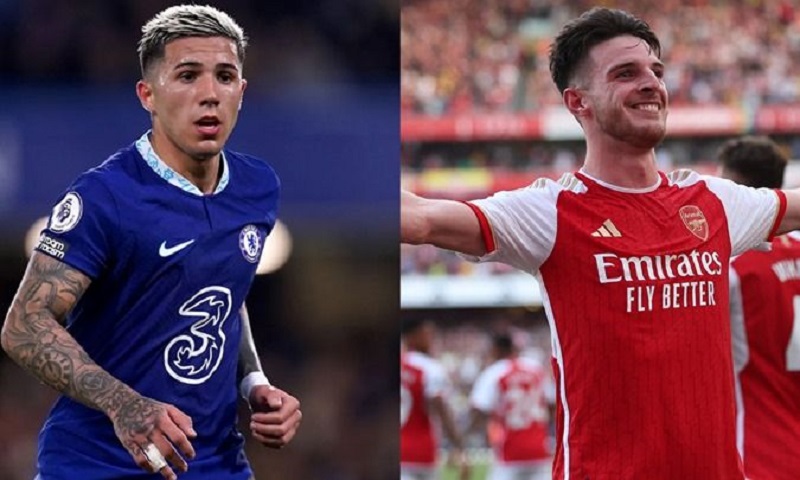 ‘Arsenal chạm trán Chelsea nhưng Declan Rice và Enzo Fernandez mới là điểm nhấn’